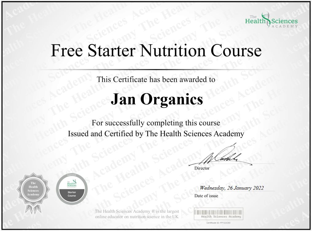 certificate-nutrition-jan-organics